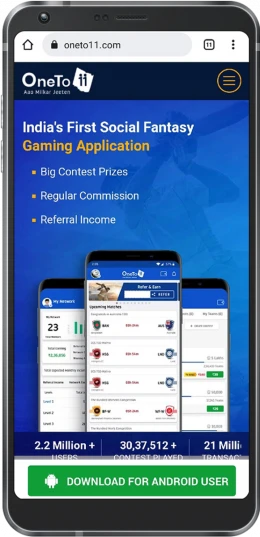 OneTo11 Fantasy App Download and Install for Android